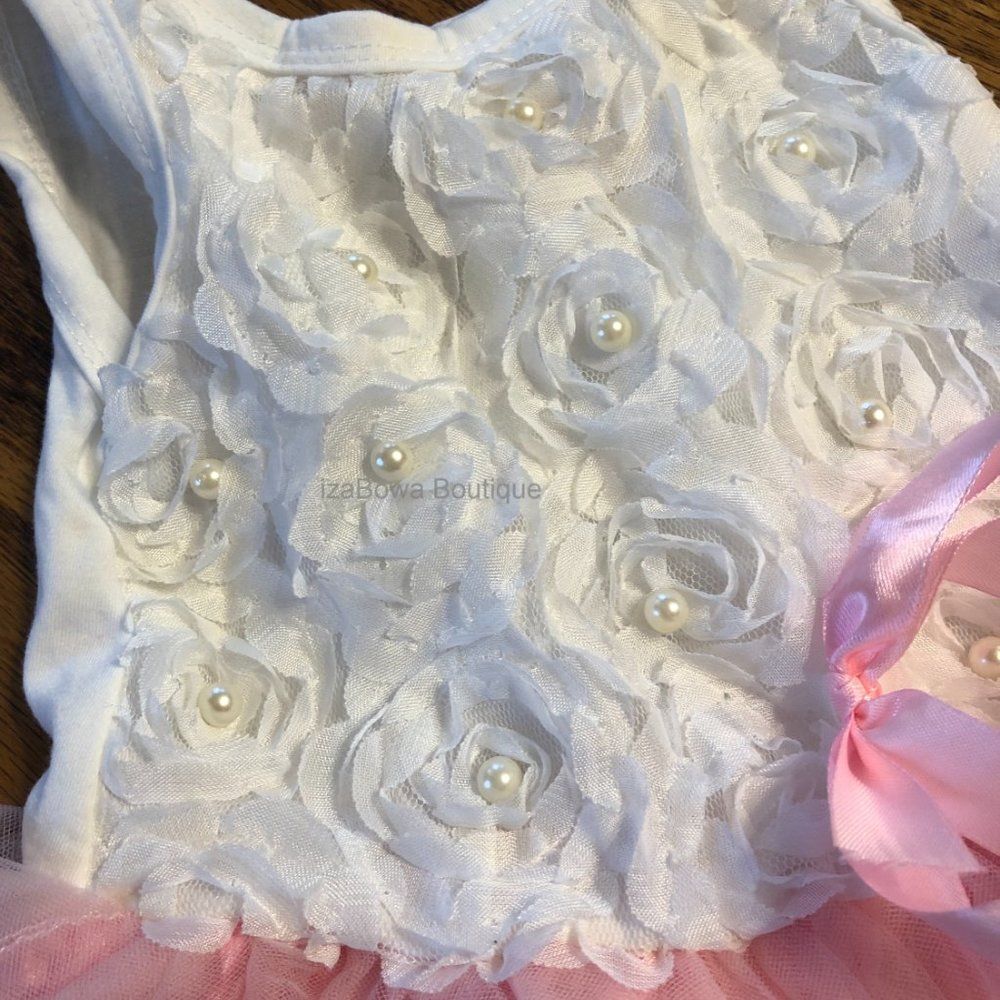Pink Petal Tutu Dress PETAL2P 12 month - 2T NWT Boutique - Picture 3 of 3
